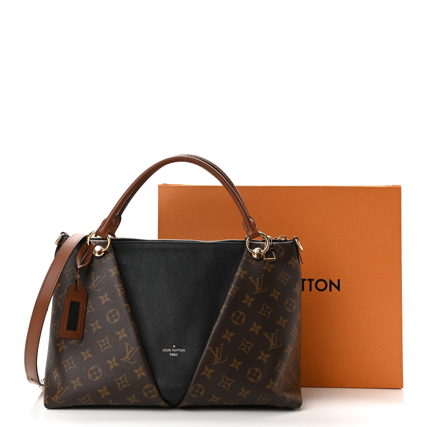 Louis Vuitton Monogram V Tote MM Black 12 of 12
