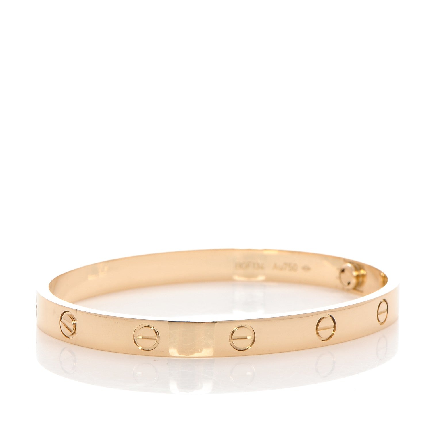 Cartier 18K Yellow Gold LOVE Bracelet 18 3 of 8