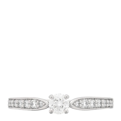 Tiffany Platinum Diamond .18ct Harmony Round Brilliant Engagement Ring 52 6 1 of 4