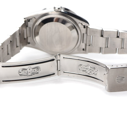 Rolex Stainless Steel 34mm Oyster Perpetual Date Watch Silver 15210 5 of 6
