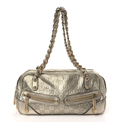 Gucci Guccissima Small Capri Satchel Metallic Gold 1 of 7