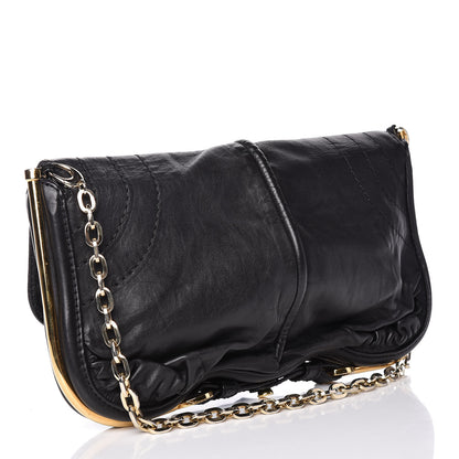 Jimmy Choo Calfskin Arad Clutch Black 3 of 11