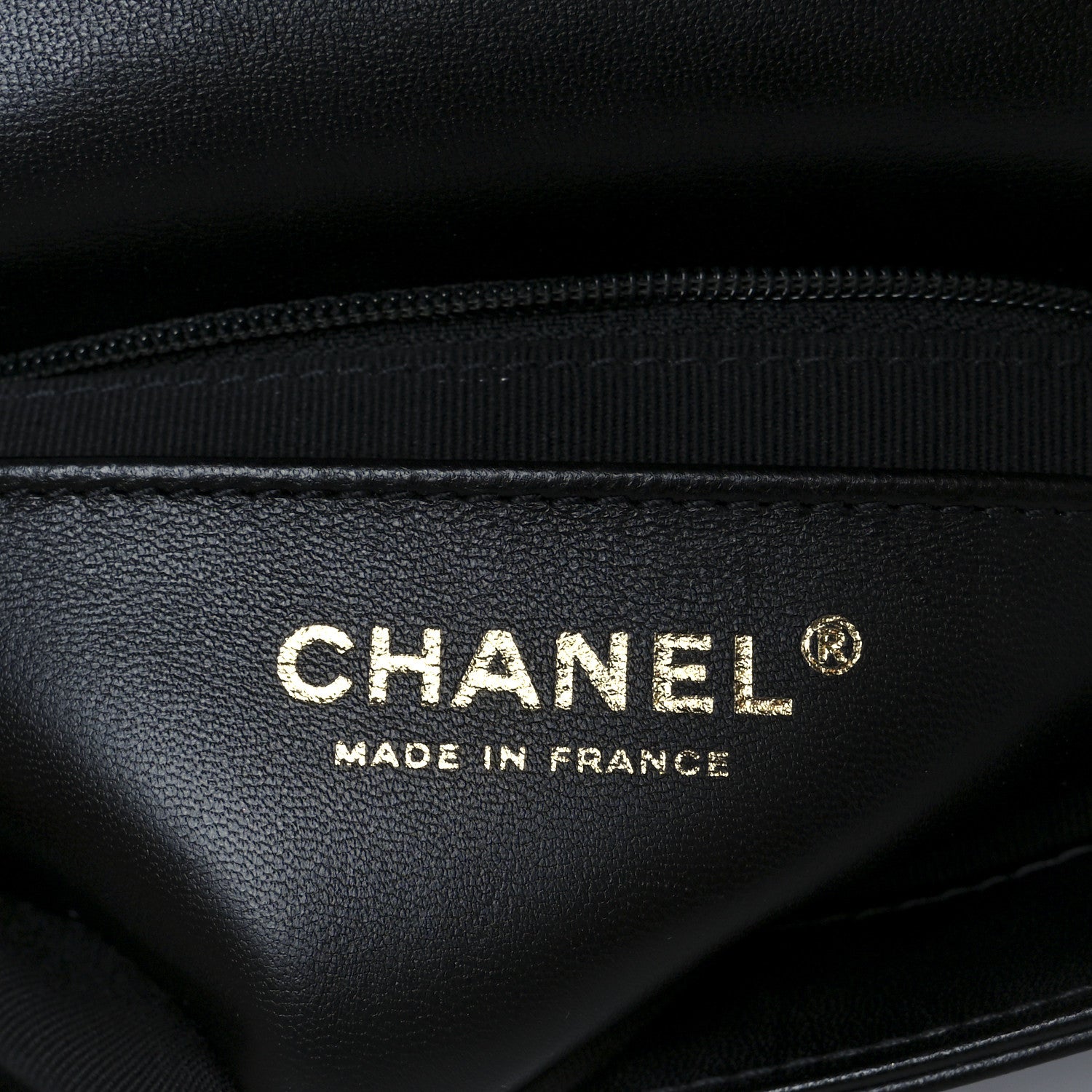 Chanel Shiny Lambskin Quilted Half Mini Flap Black 6 of 12