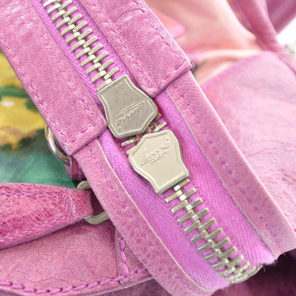Balenciaga Agneau Canvas Floral Giant 21 Silver Hardware City Magenta 12 of 12