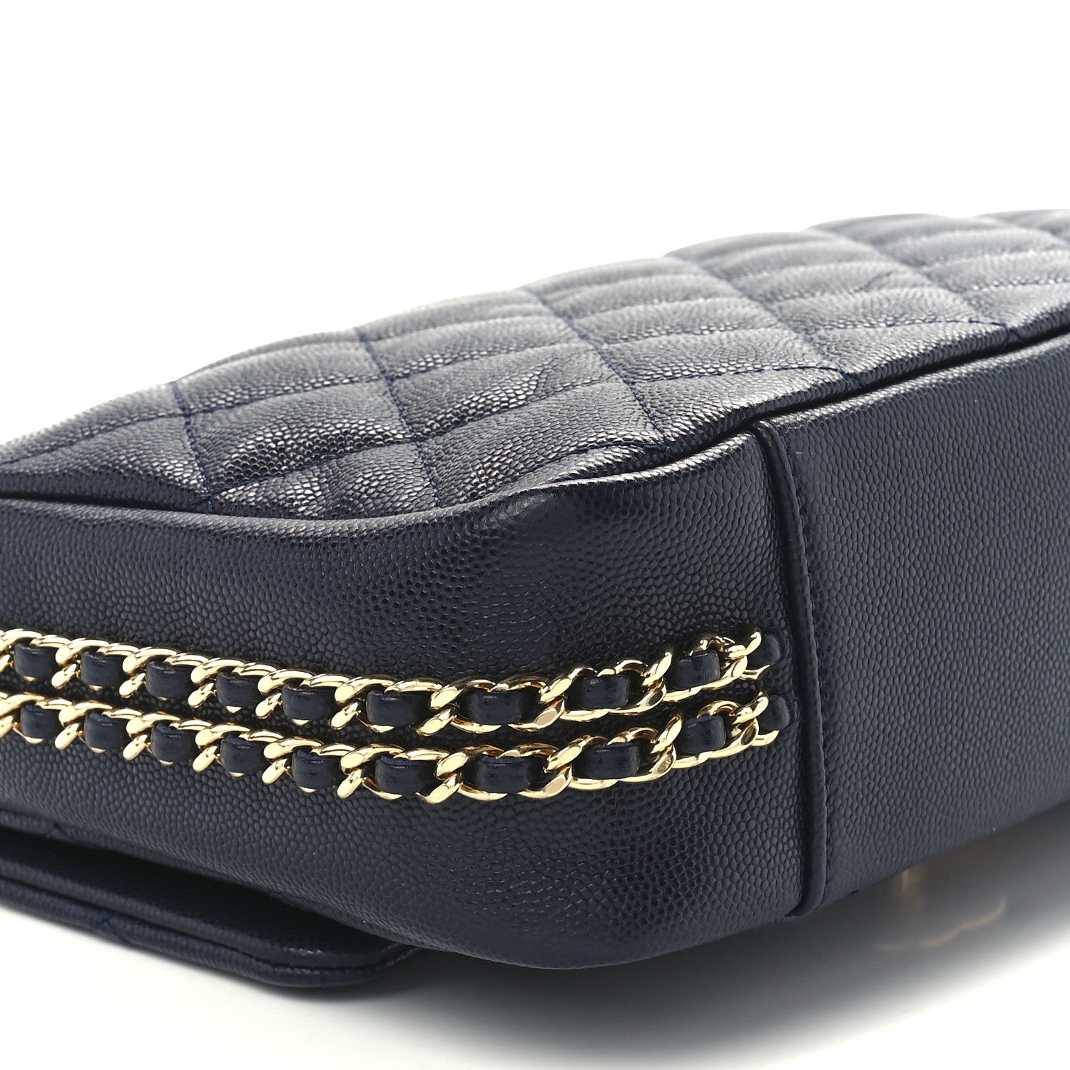 Chanel Caviar Quilted Small CC You Flap Dark Blue 11 of 13