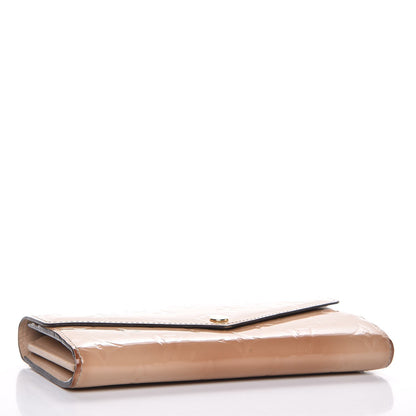 Louis Vuitton Vernis Sarah Wallet NM Dune 4 of 13