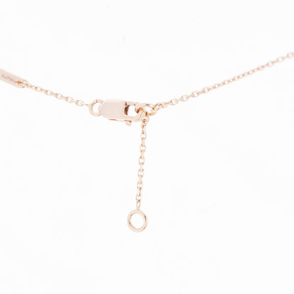 Van Cleef & Arpels 18K Rose Gold Carnelian Sweet Alhambra Heart Pendant Necklace 4 of 5