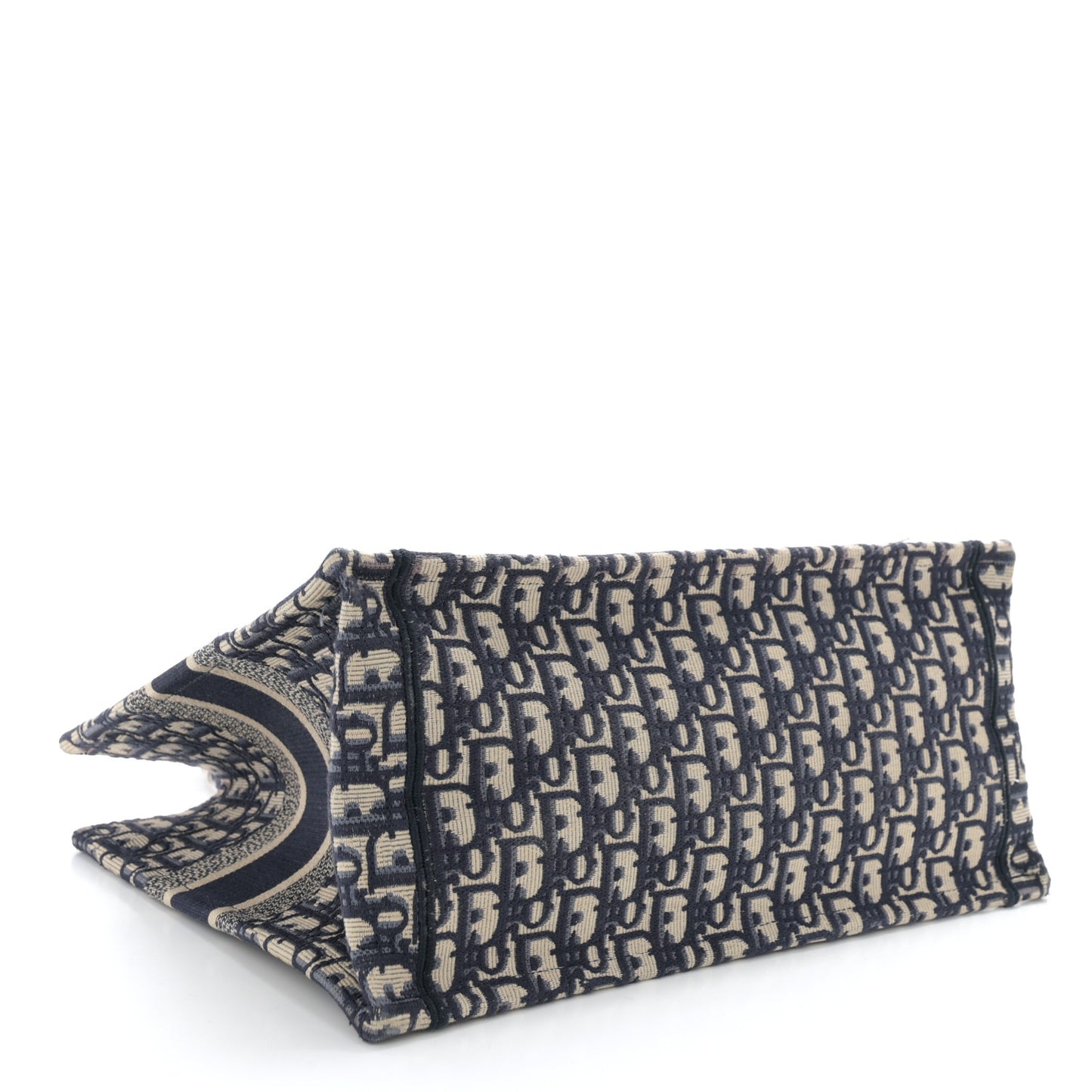 Oblique Medium Book Tote Blue Multicolor