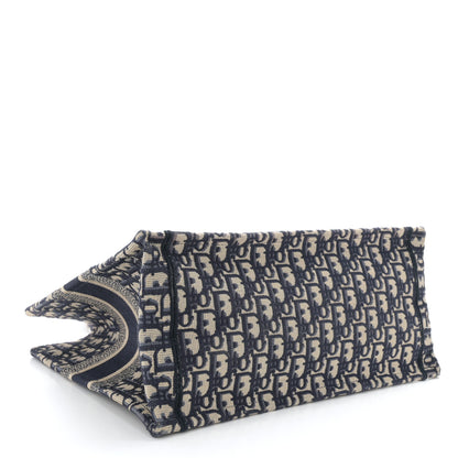 Christian Dior Oblique Medium Book Tote Blue Multicolor 4 of 13