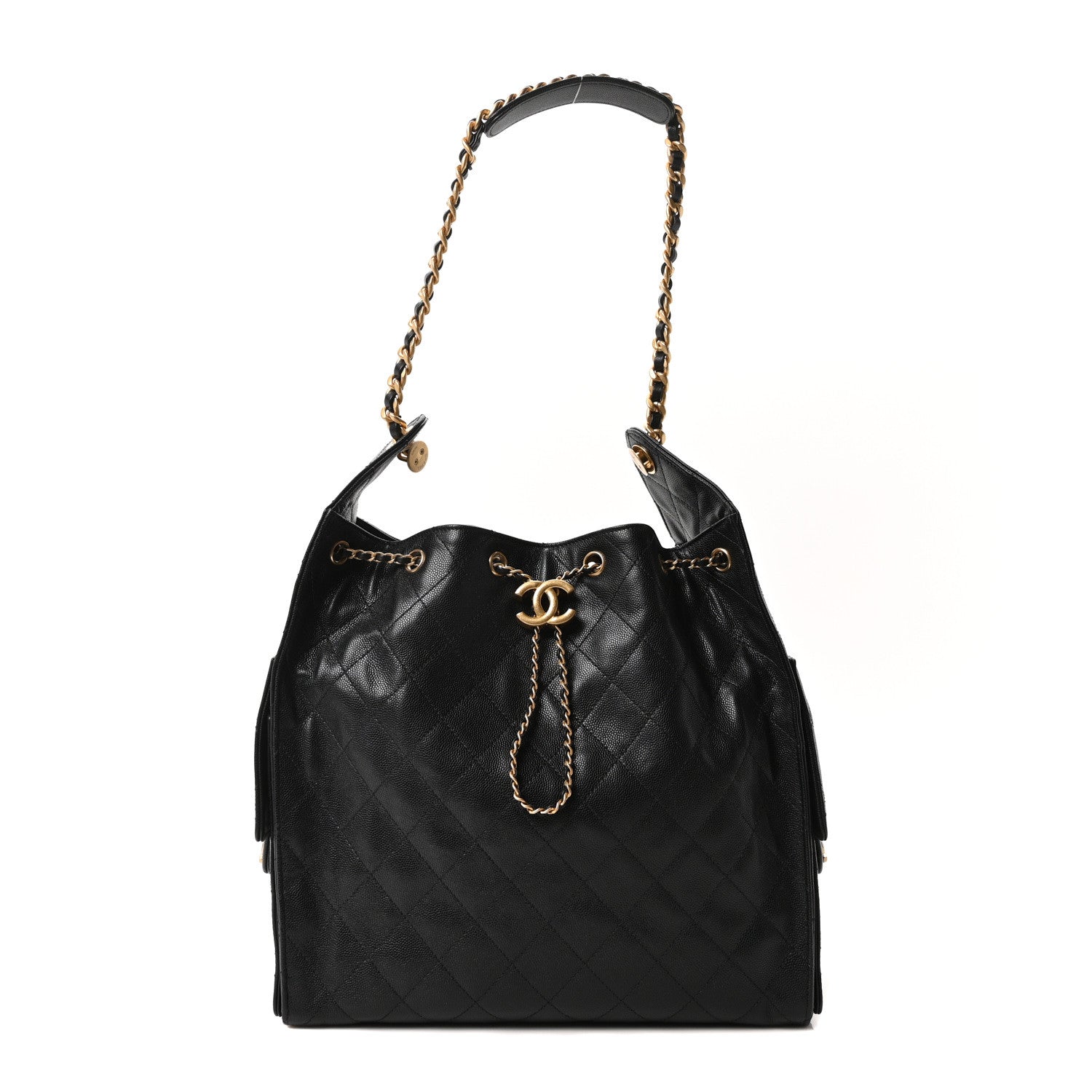 Chanel Caviar Quilted Medium Chanel 25 Handbag Black 1 of 11