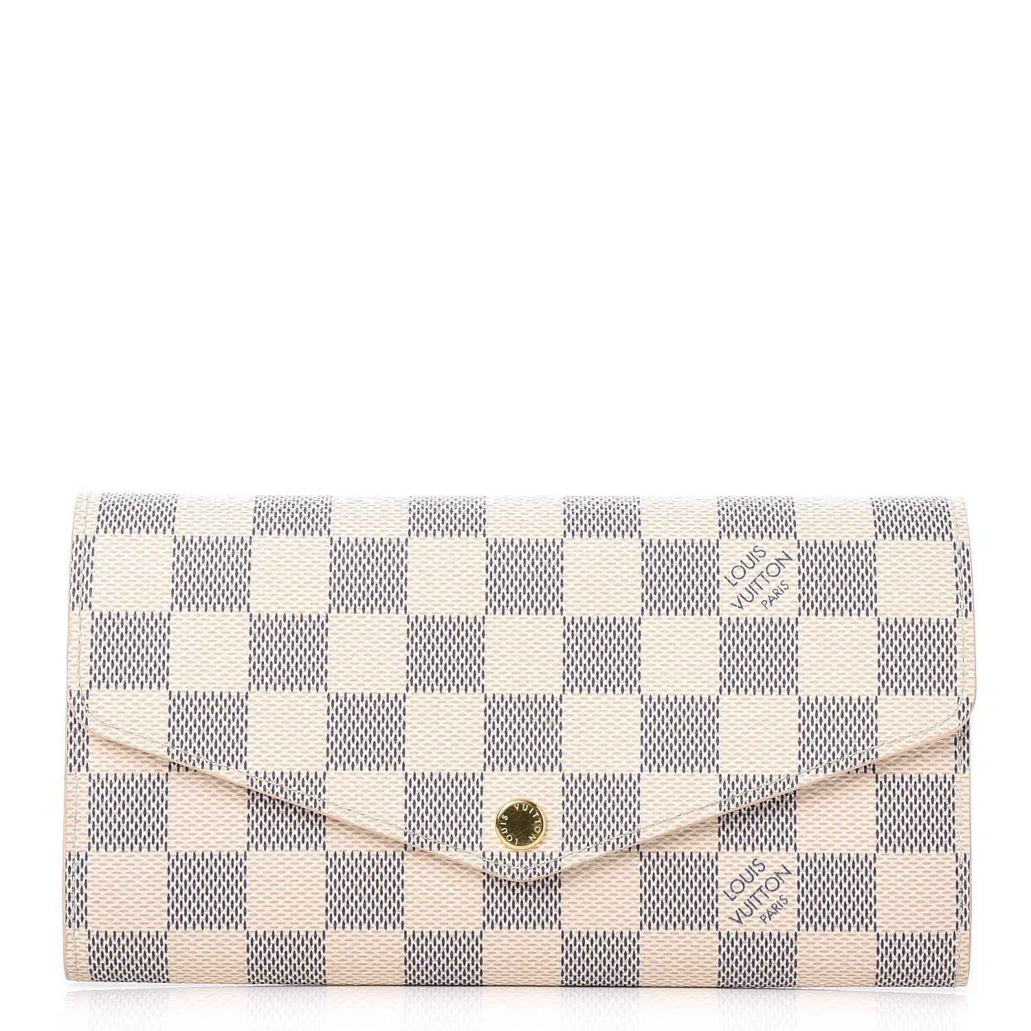 Louis Vuitton Damier Azur Sarah Wallet NM 1 of 7