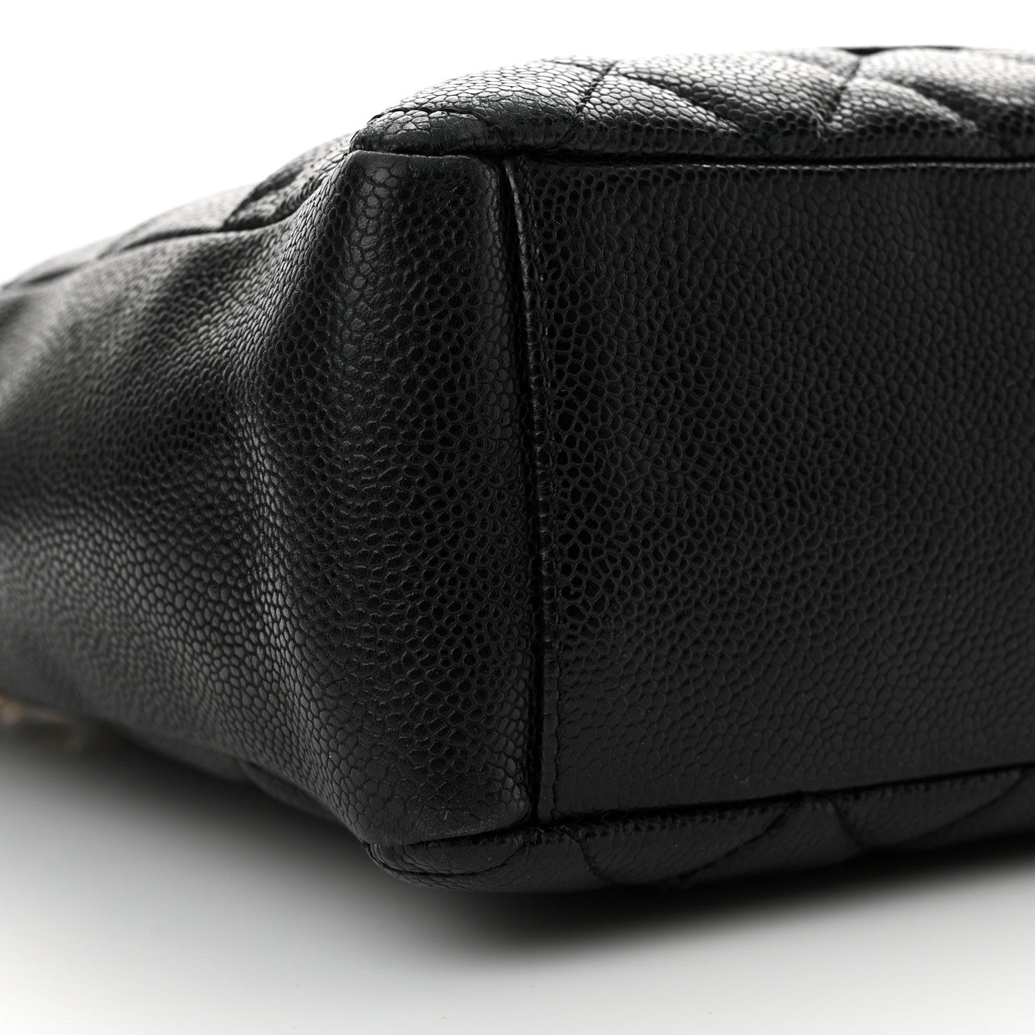 Chanel Caviar Quilted Petit Shopping Tote PST Black 9 of 13