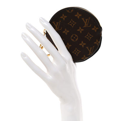 Louis Vuitton Mini Monogram Trio Pouch Round Coin Purse 2 of 6