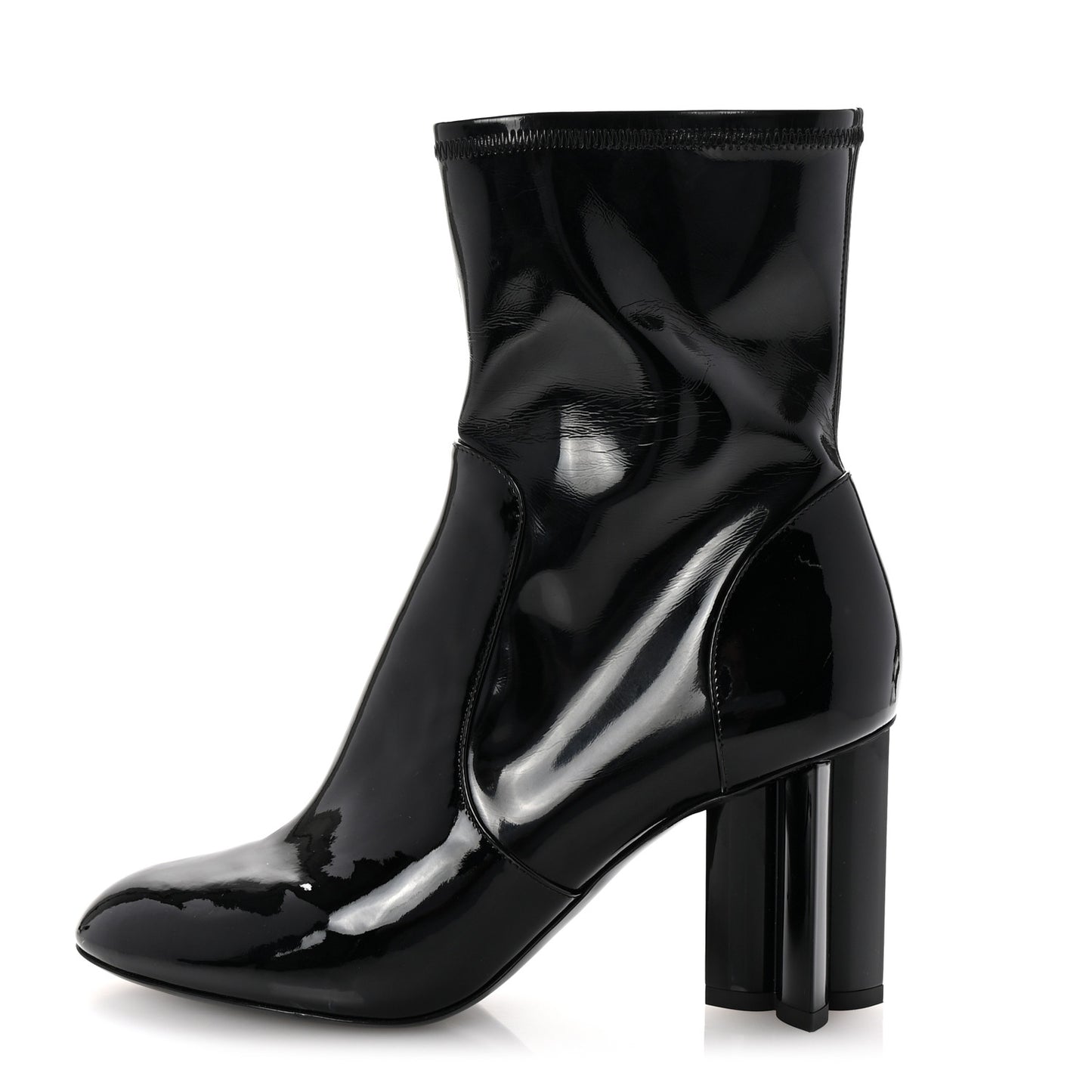 Patent Uniformes Silhouette Ankle Boots 39.5 Black