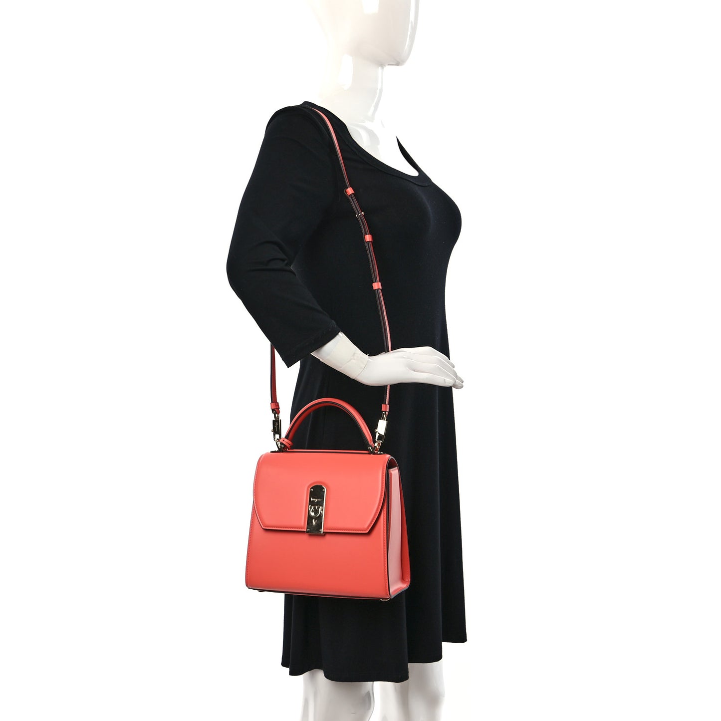 Smooth Calfskin Small Boxyz Orange