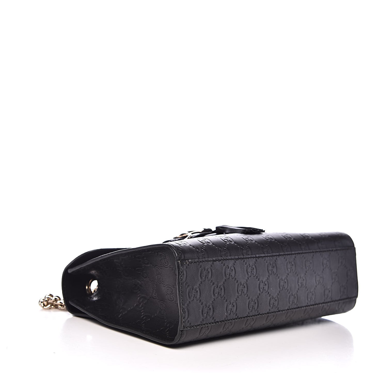 Guccissima Medium Emily Chain Shoulder Bag Black
