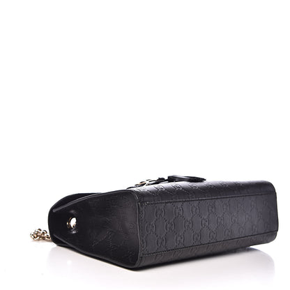 Gucci Guccissima Medium Emily Chain Shoulder Bag Black 4 of 11