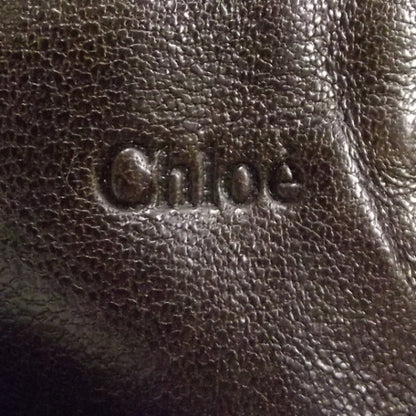 Chloe Leather Heloise Satchel Chocolate 10 of 12