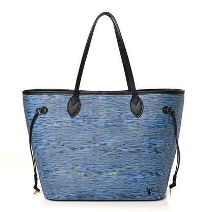Louis Vuitton Epi Neverfull MM Denim Light 1 of 8