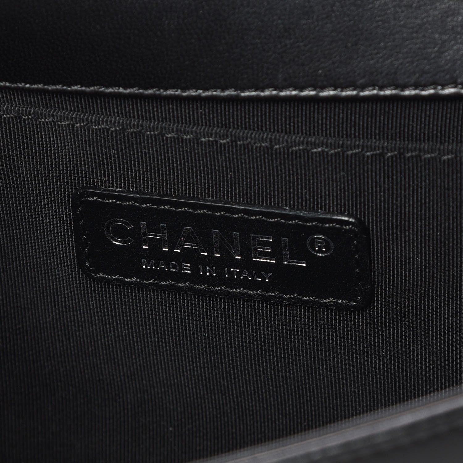Chanel Lambskin Quilted Medium Boy Flap Black 8 of 11