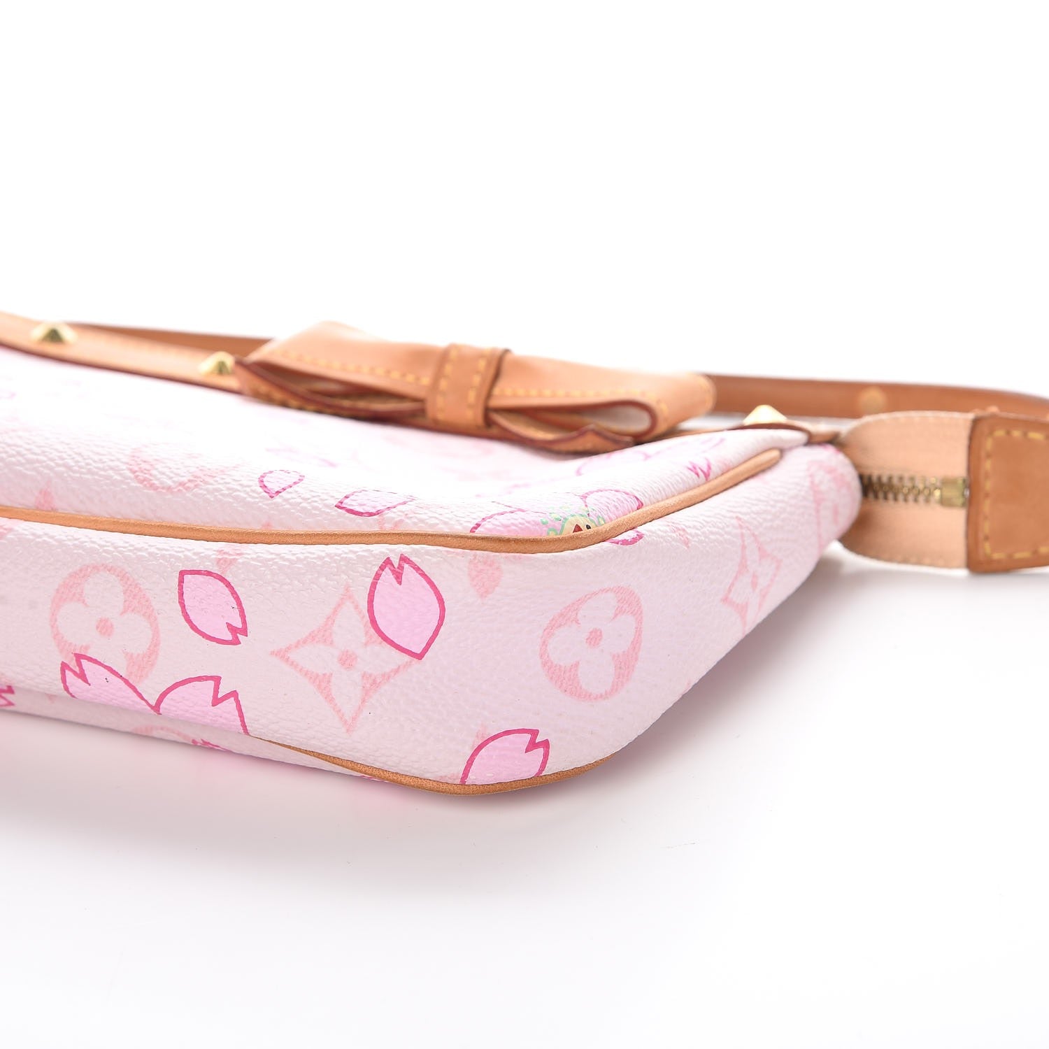 Louis Vuitton Monogram Cherry Blossom Pochette Accessories Pink 9 of 10