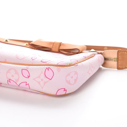 Louis Vuitton Monogram Cherry Blossom Pochette Accessories Pink 9 of 10
