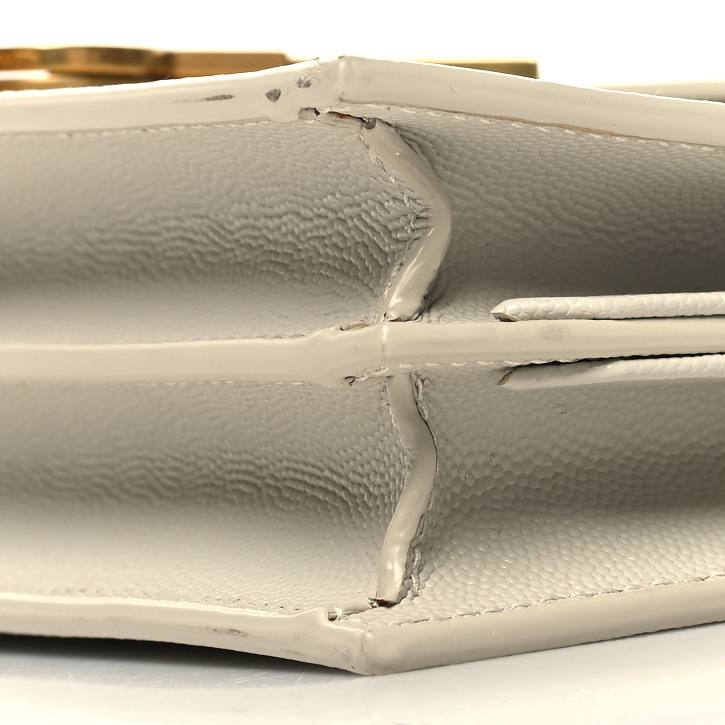 Grain De Poudre Monogram Cassandra Clasp Bag Crema Soft