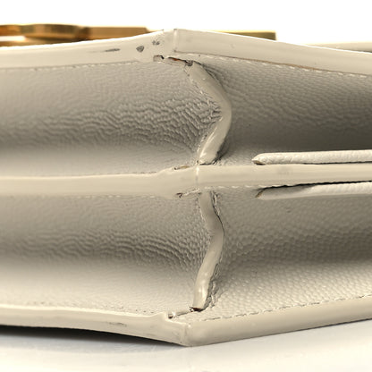 Saint Laurent Grain De Poudre Monogram Cassandra Clasp Bag Crema Soft 11 of 11
