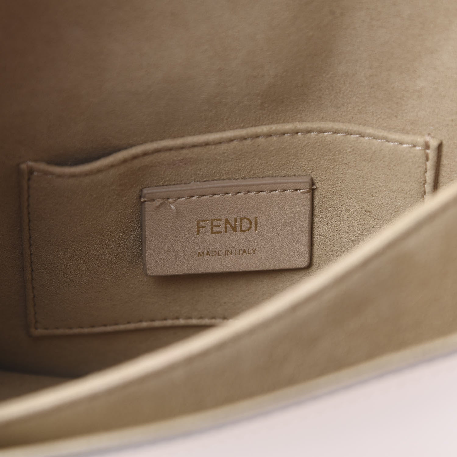 Fendi Vitello Liberty Whipstitch Bow Small Kan I Shoulder Bag Plaster Multicolor 6 of 12