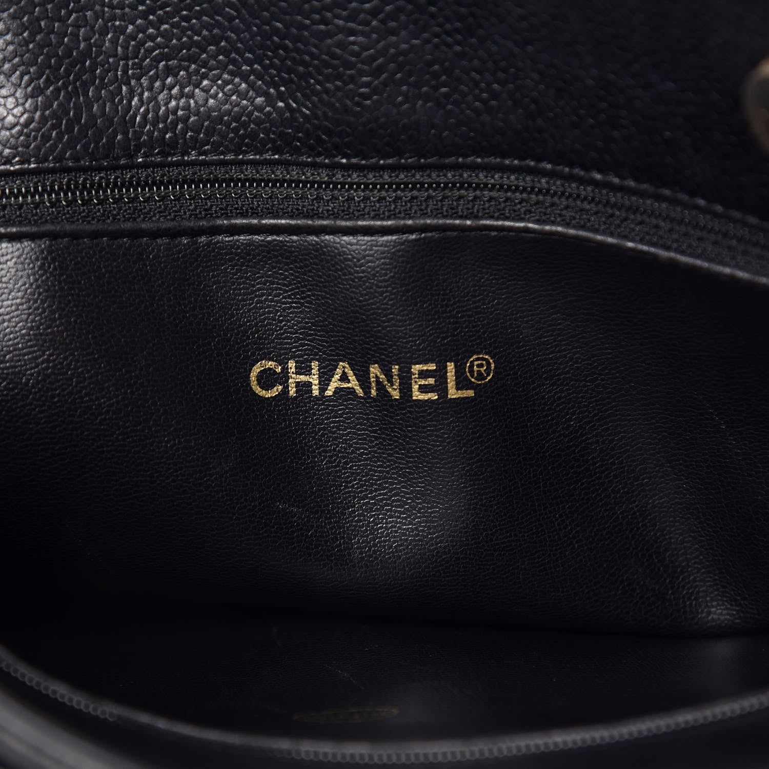 Chanel Caviar CC Shoulder Bag Black 6 of 13