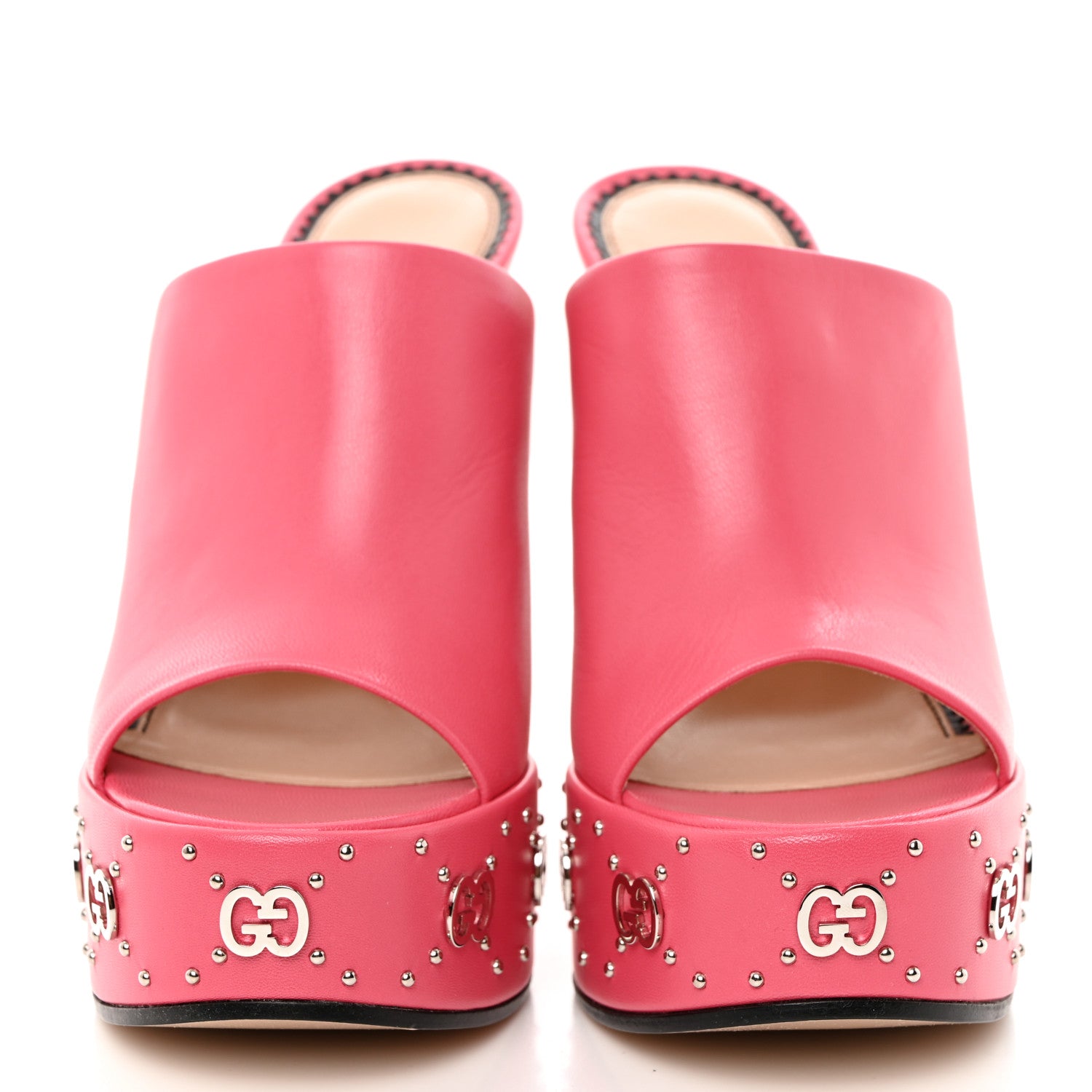 Gucci Malaga Kid Janaya 150mm Platform Sandals 37 Rhodamine Pink 2 of 9