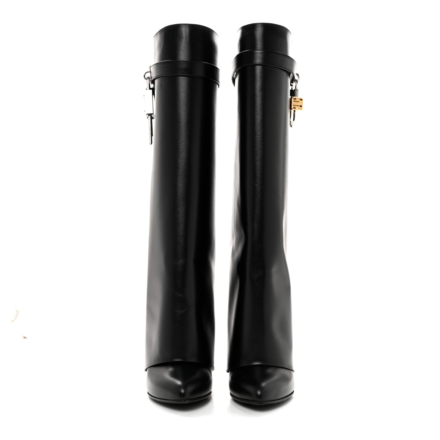 Givenchy Calfskin Shark Lock Pant Boots 38 Black 2 of 8