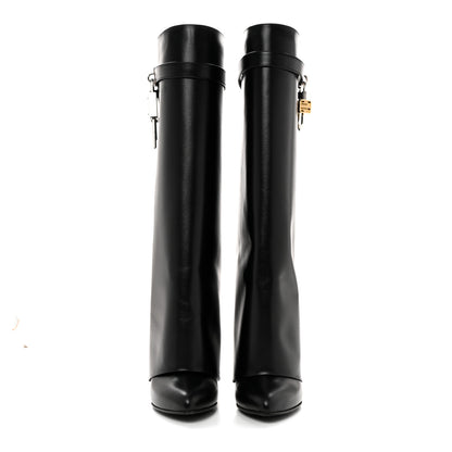 Givenchy Calfskin Shark Lock Pant Boots 38 Black 2 of 8