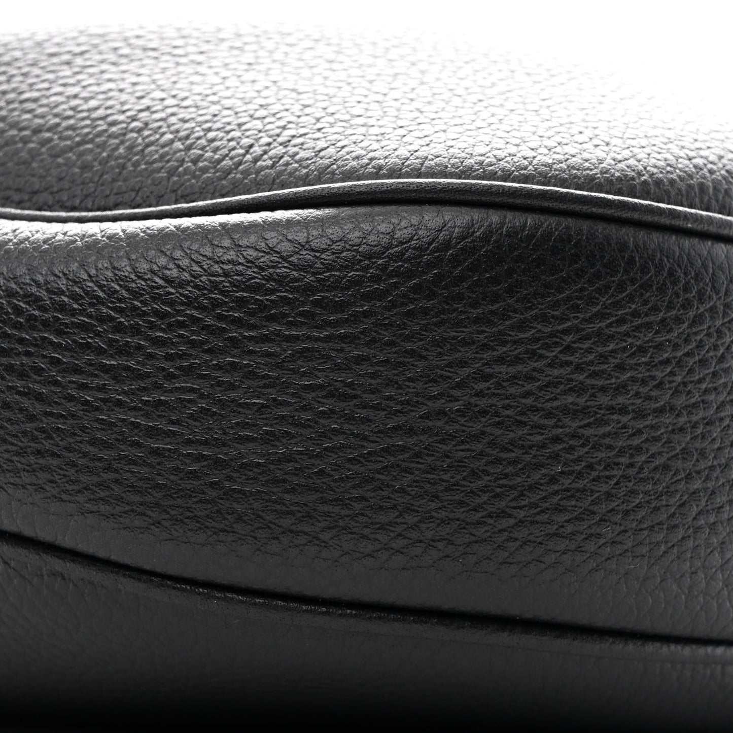 Supple Grained Calfskin Teen Lulu Shoulder Bag Black