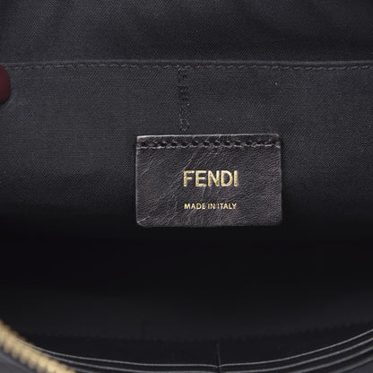 Fendi Vitello Grace Eyebrow Monster Eyes Embossed Pouch Black 6 of 12