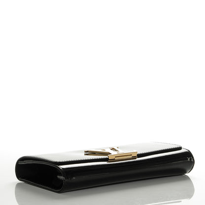 Louis Vuitton Patent Neo Sobe Louise EW Clutch Black 4 of 7
