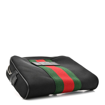 Gucci Canvas Web Slim Belt Bag Black 4 of 10