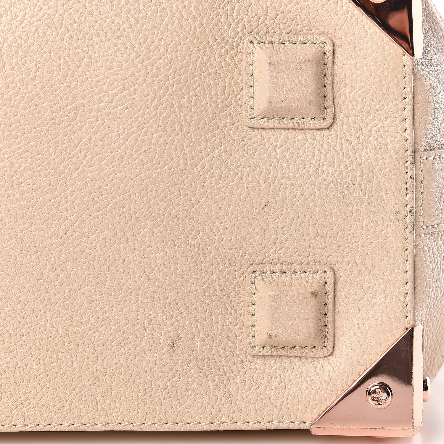 Alexander Wang Pebbled Calfskin Large Emile Eggshell 11 of 12