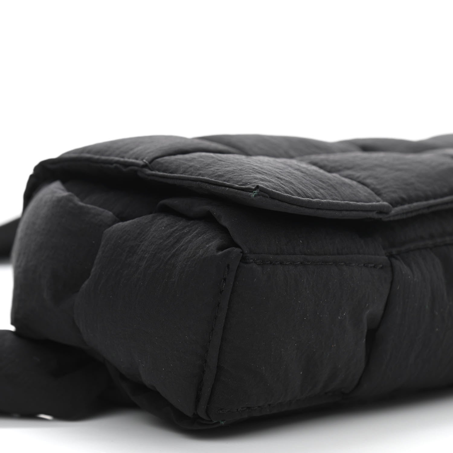Bottega Veneta Nylon Intrecciato Padded Tech Cassette Belt Bag Black 5 of 10