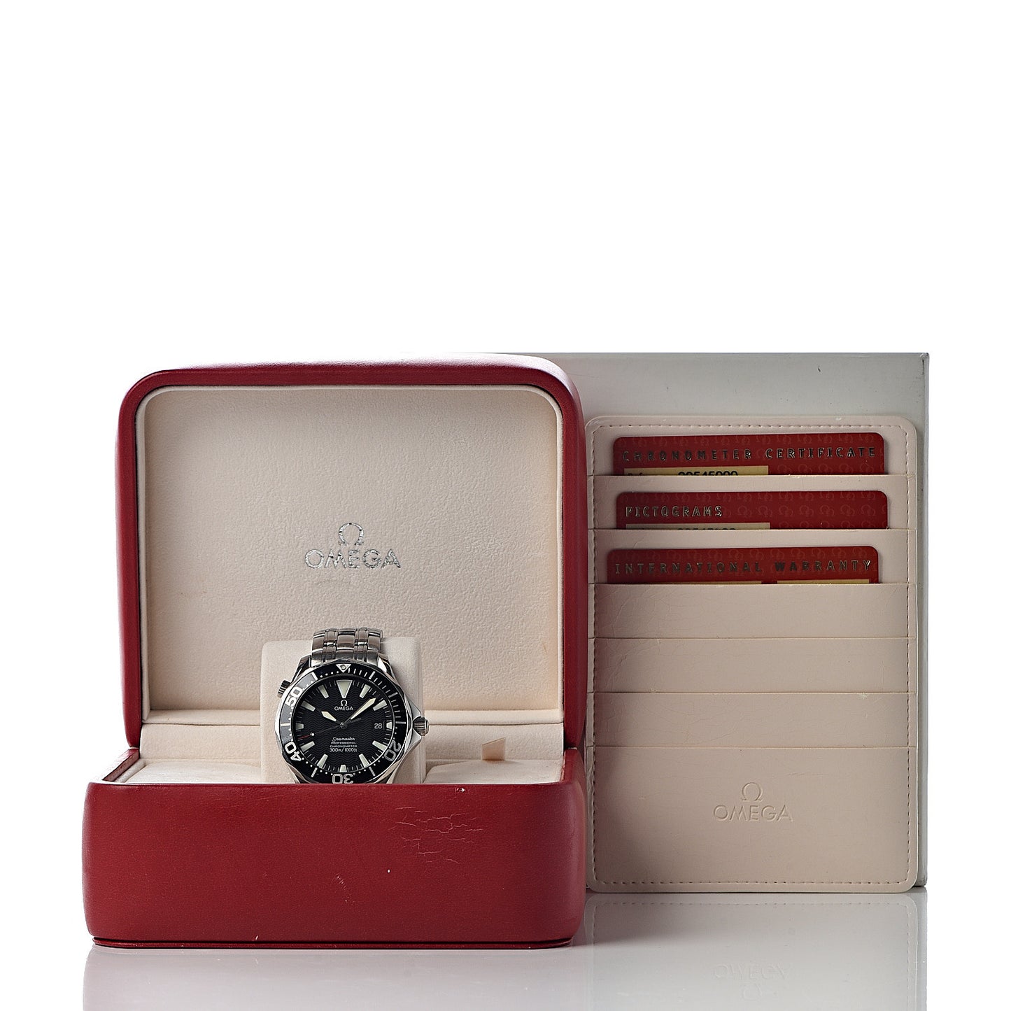 Stainless Steel 42mm Seamaster Professional Chronometer Automatic Watch Black 2054.50.00