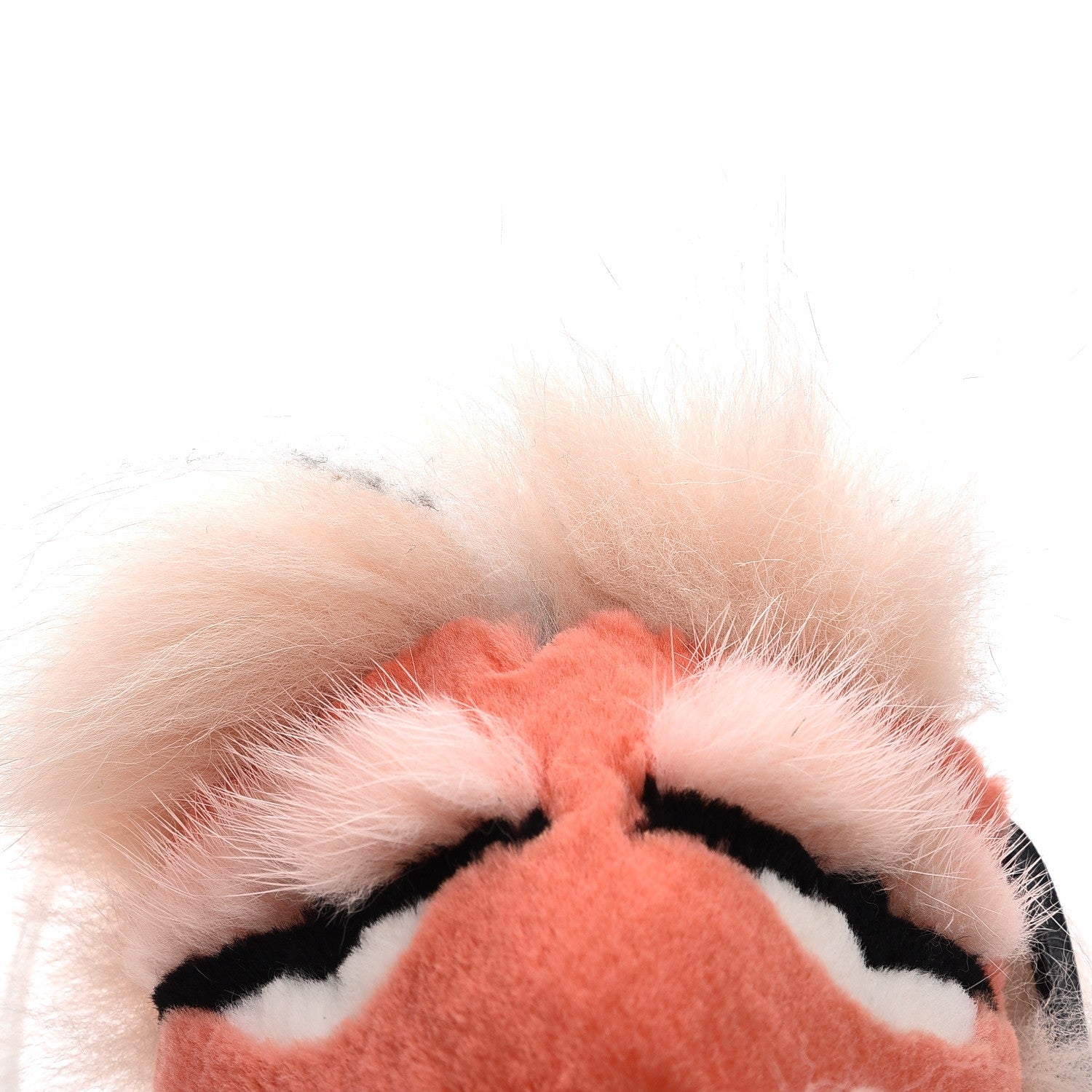 Fendi Fox Rabbit Goat Mink Fur Vitello Flamingo Furbet Monster Bag Bug Charm Light Pink 6 of 6