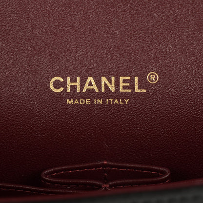 Chanel Lambskin Quilted Maxi Double Flap Black 8 of 9