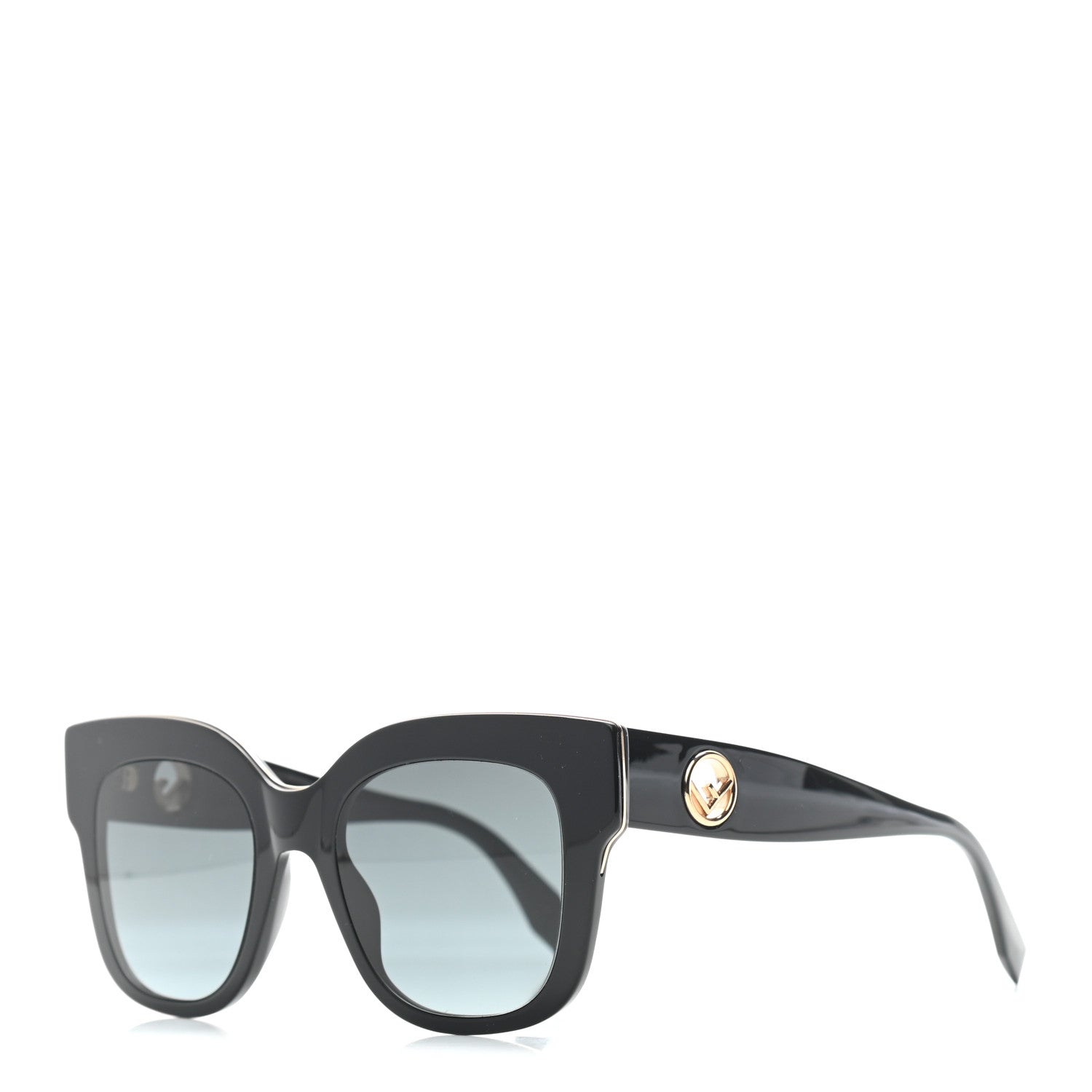 Fendi Acetate F is Fendi Sunglasses FF 0359/G/S Black 1 of 6