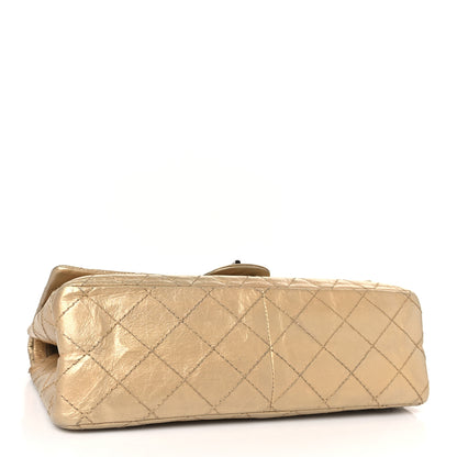 Chanel Metallic Aged Calfskin Quilted 2.55 Reissue 226 Flap Gold 4 of 10