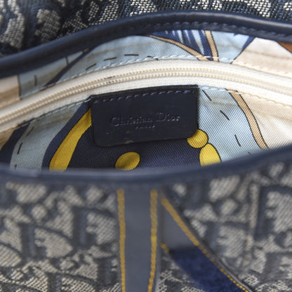 Christian Dior Monogram Saddle Bag Blue 6 of 11