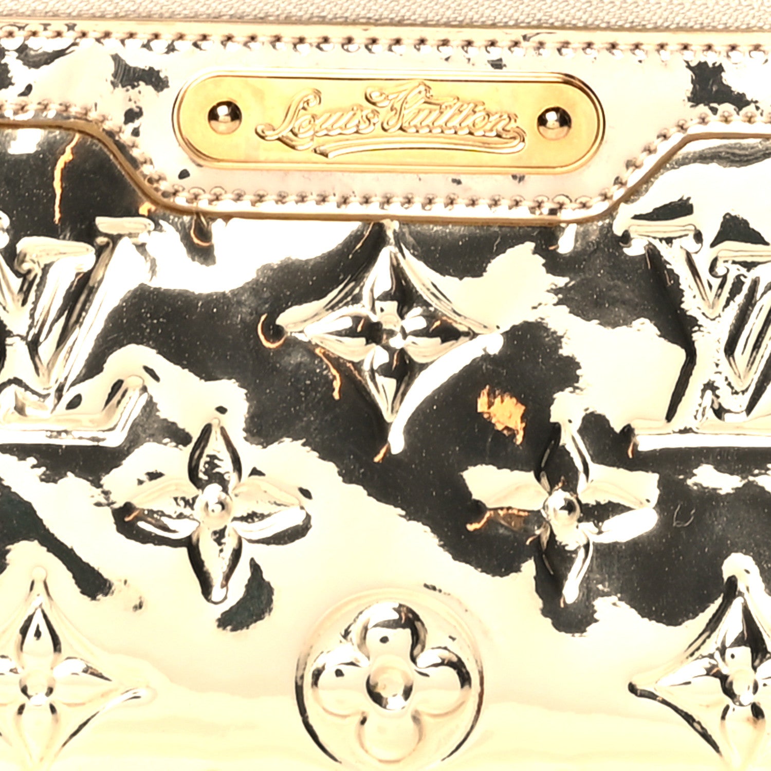 Louis Vuitton Monogram Miroir Trousse Cosmetic Bag Gold 7 of 9