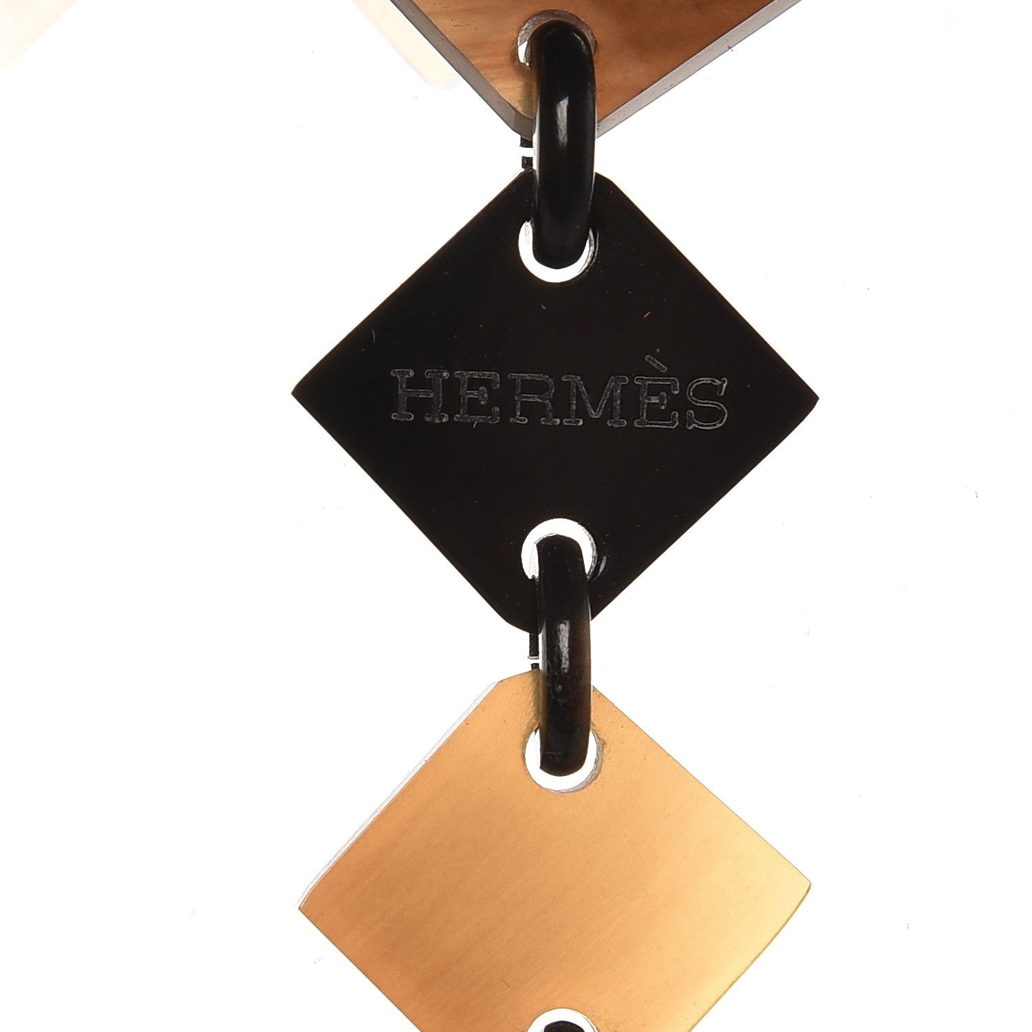 Hermes Buffalo Horn Lacquer Lena Necklace 4 of 5