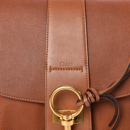 Chloe Grained Lambskin Medium Lexa Shoulder Bag Caramel 13 of 19