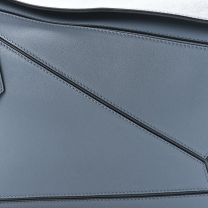 Loewe Calfskin Medium Puzzle Bag Stone Blue 8 of 11