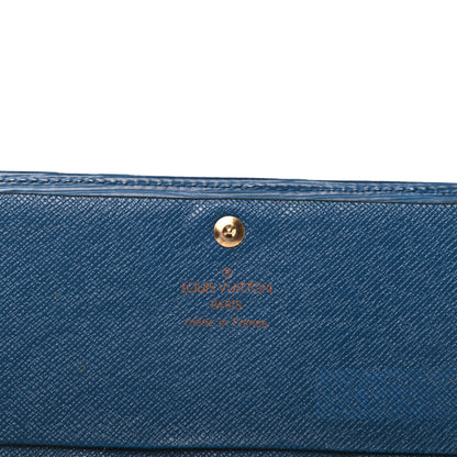 Louis Vuitton Epi Porte-Monnaie Billets Tresor Wallet Myrtille 6 of 6